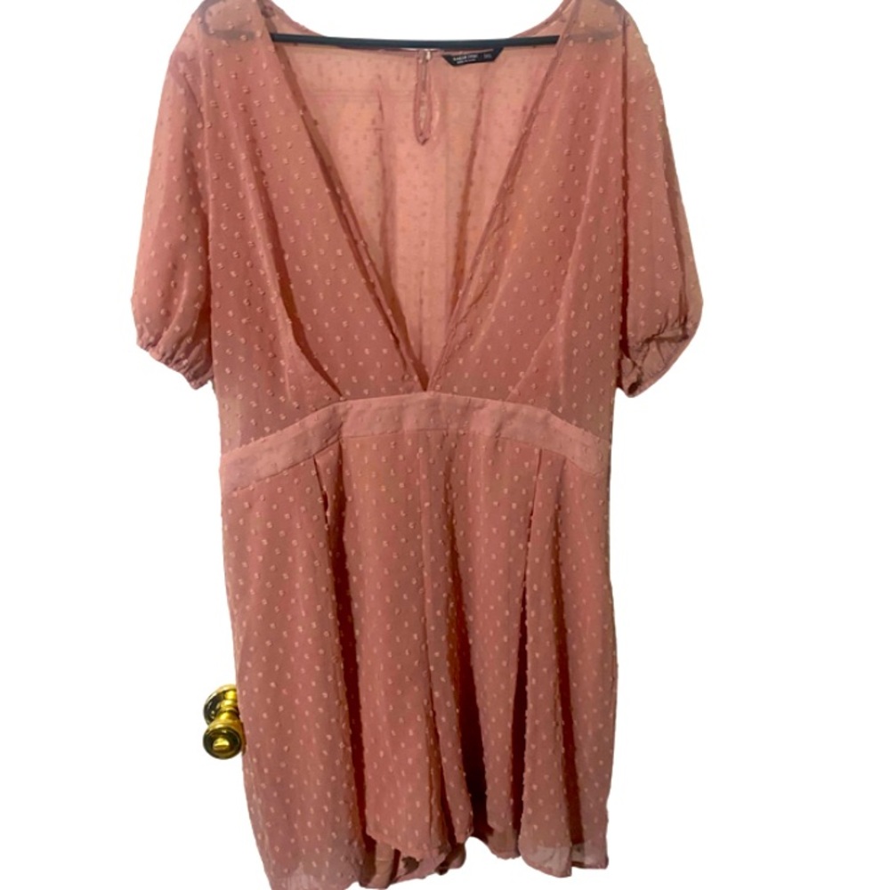 Size 3X pink romper
